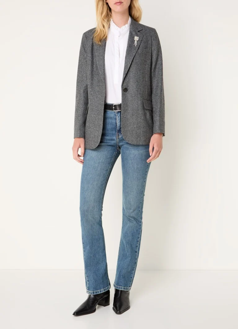 Blazer Melanie di Gérard Darel in misto lana mélange