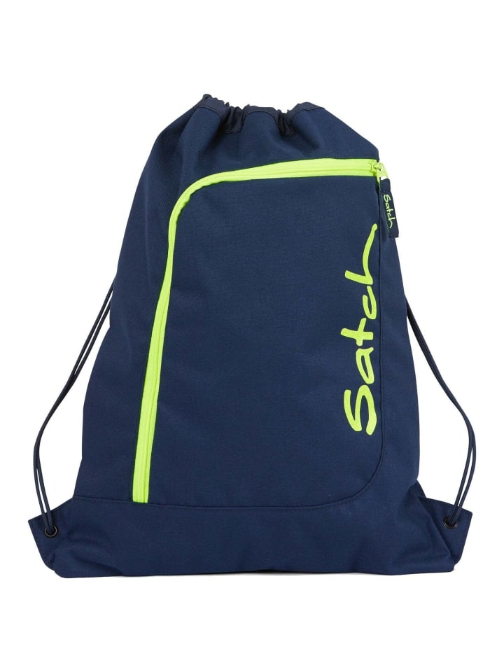 Satch Zubehör Gym Bag - Turnbeutel 44 cm (caleido blue) in Toxic Yellow günstig kaufen onesize