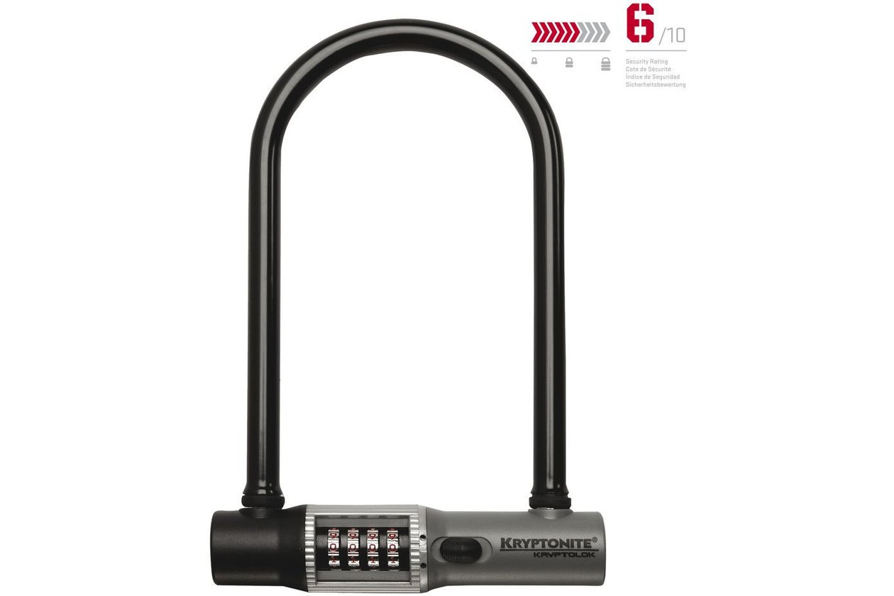 Kryptonite KryptoLok Combo mit Halter Bu00fcgelschloss