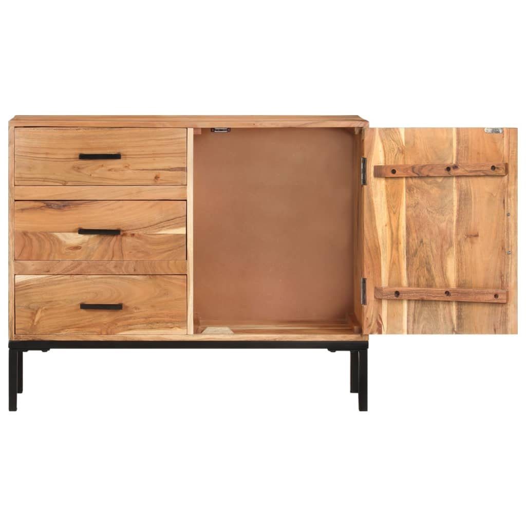 vidaXL Sideboard Sideboard 88x30x73 cm Akazie Massivholz (1 St)