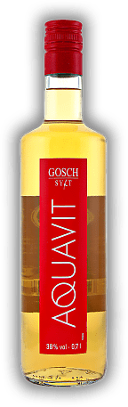 Gosch Sylter Aquavit Gosch Sylter Aquavit Der Goldgelbe mit der feinen Kümmelnote. Der passende Abschluss zu lecker Fisch und Meeresfrüchten nach Sylter Art. 0,7	 Liter - Vol 38%