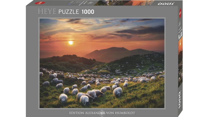 Heye Sheep and Volcanoes Edition Alexander von Humboldt 1000 Teile Puzzle