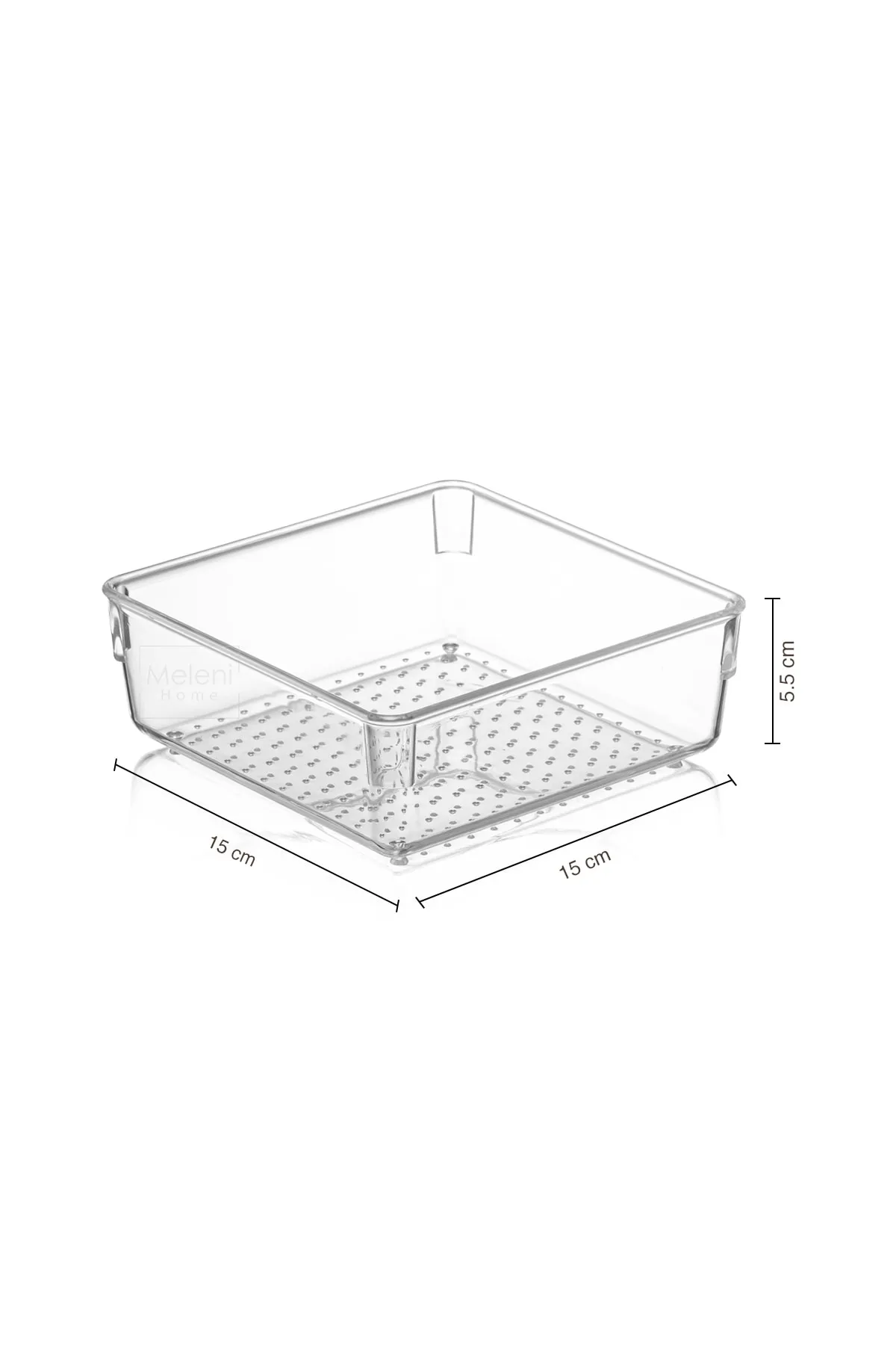 Meleni Home  Modularer Schubladen-Organizer, Make-up-Schmuck-Organizer – Büro-Desktop-Organizer 15 cm