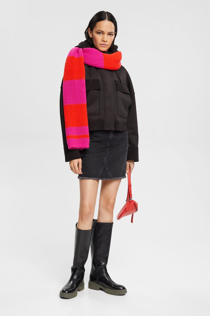 Scuba-Jacke mit Kapuze