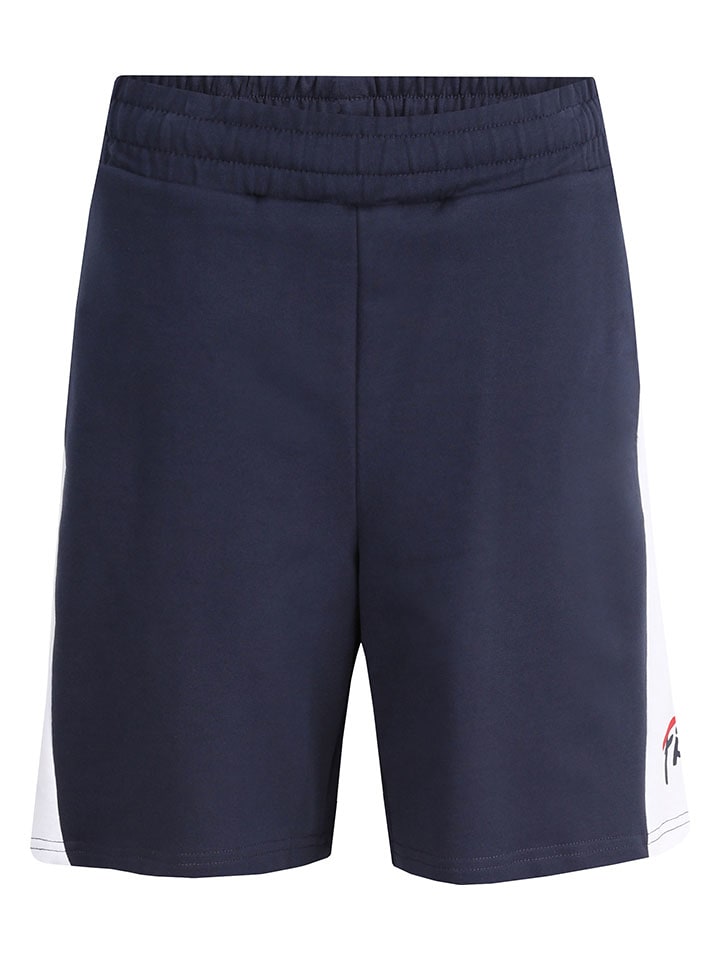 Fila Shorts in Dunkelblau/ Weiß günstig kaufen