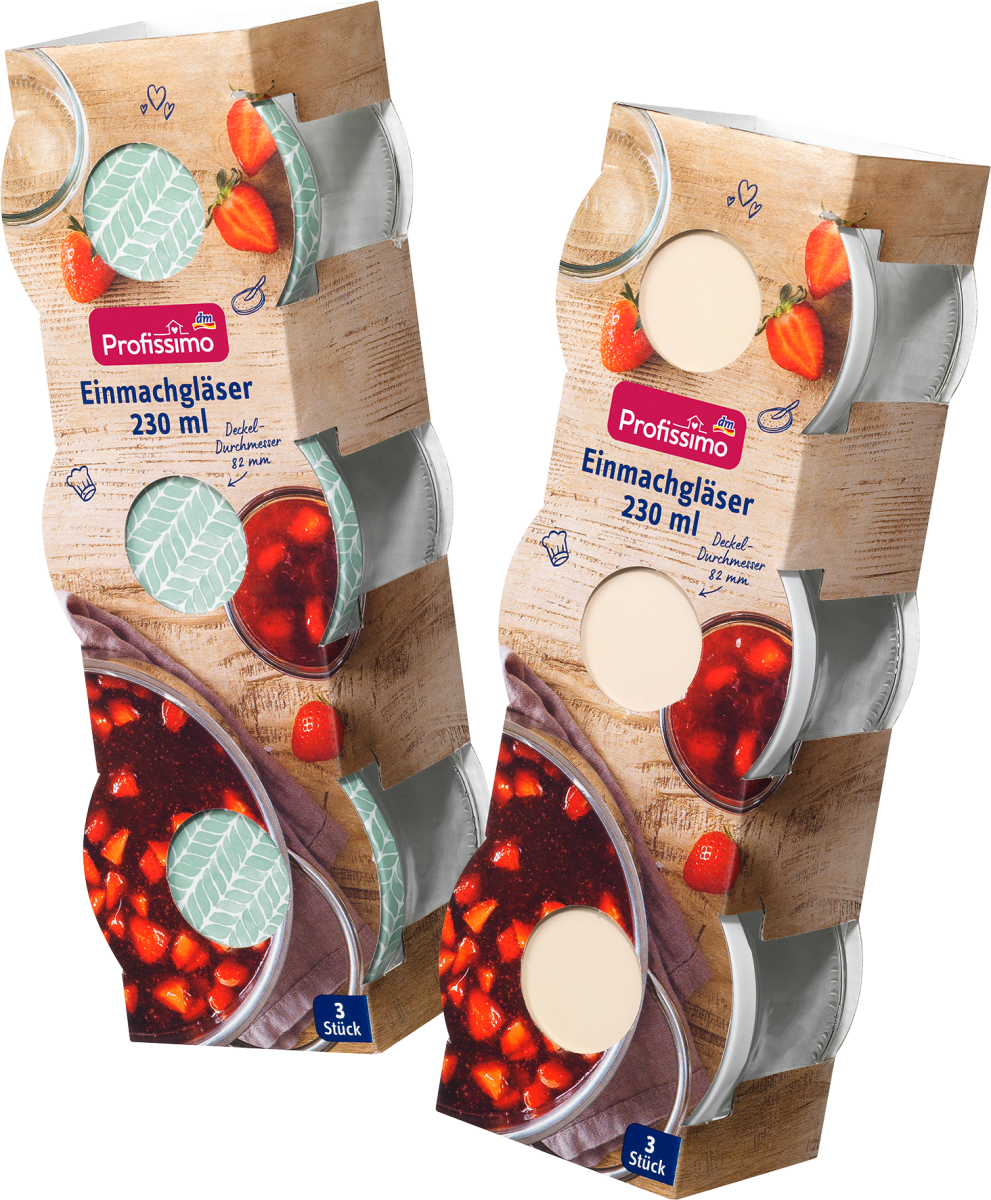 Einmachgläser 230ml, 3 St