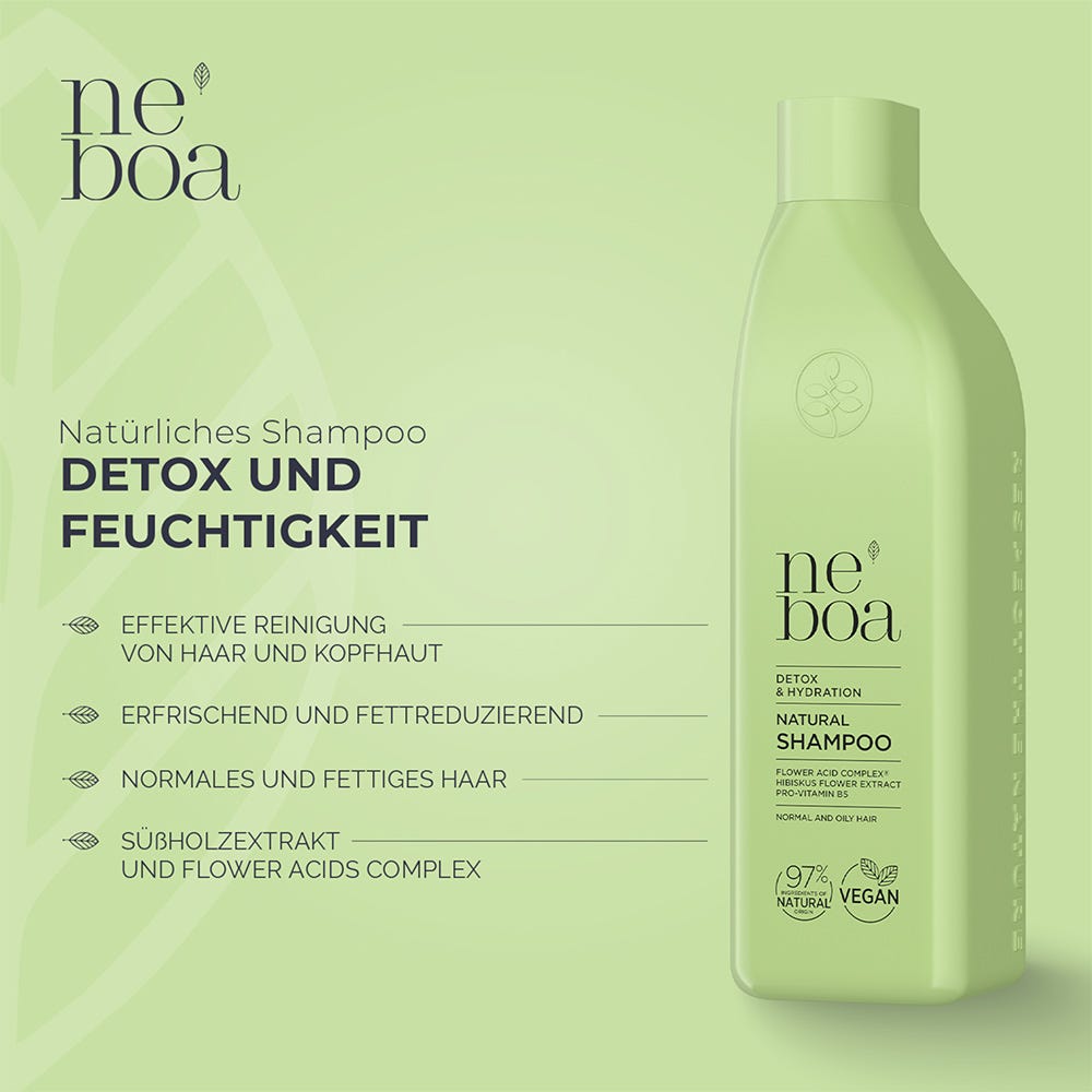 neboa Detox & Hydration Natural Shampoo 300 ml