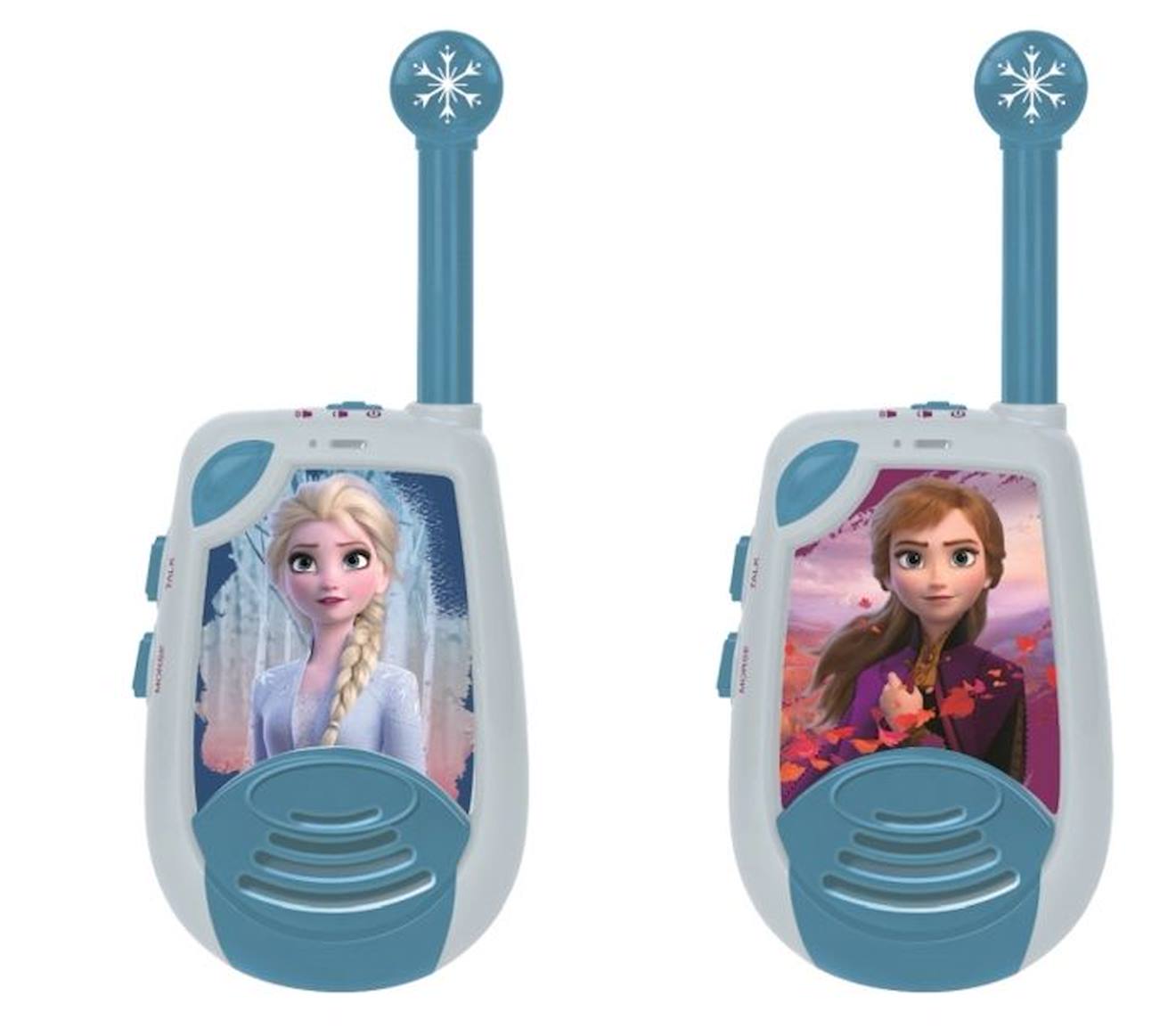Talkie-Walkies Digitaux Reine des Neiges portée 2km fonction morse bleu