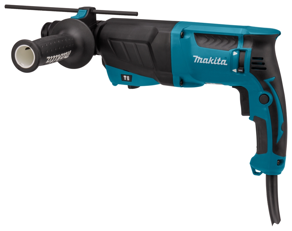 Makita HR2630TX12 Συνδυαστικό Κρουστικό Δυναμό 800w 2.4J + σετ τρυπανιών/καλεμιών 17 τεμαχίων + εναλλάξιμο τσοκ