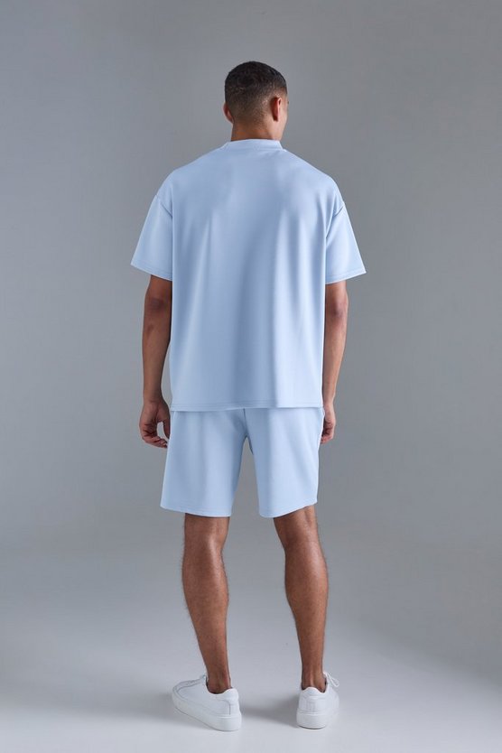 Oversize Scuba T-Shirt & Shorts