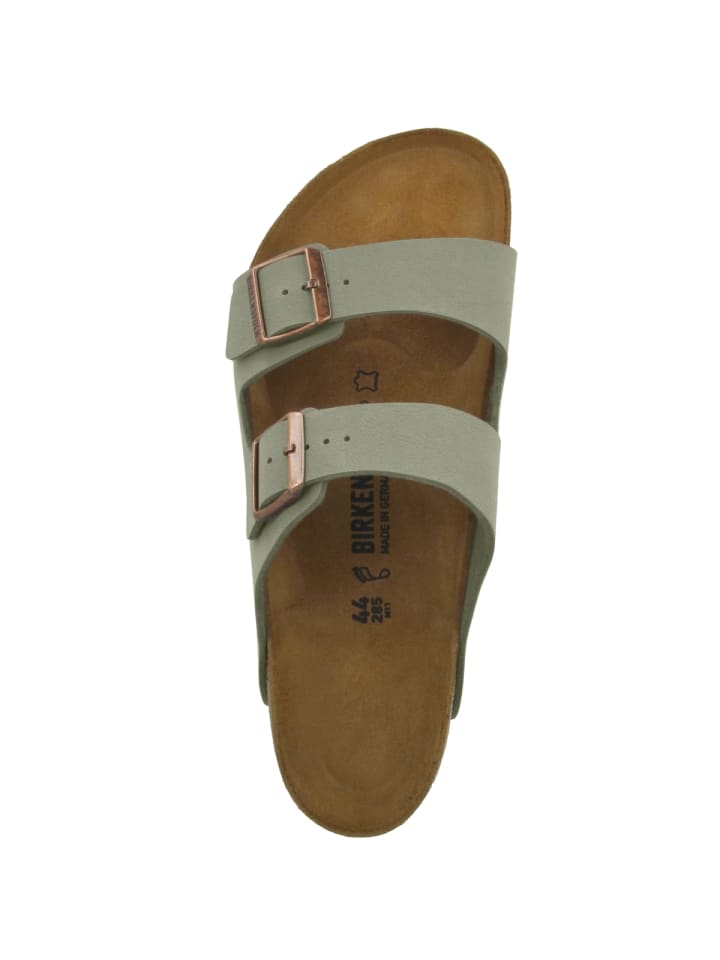 Birkenstock Sandale Arizona Birko-Flor Nubuk normal in grau günstig kaufen