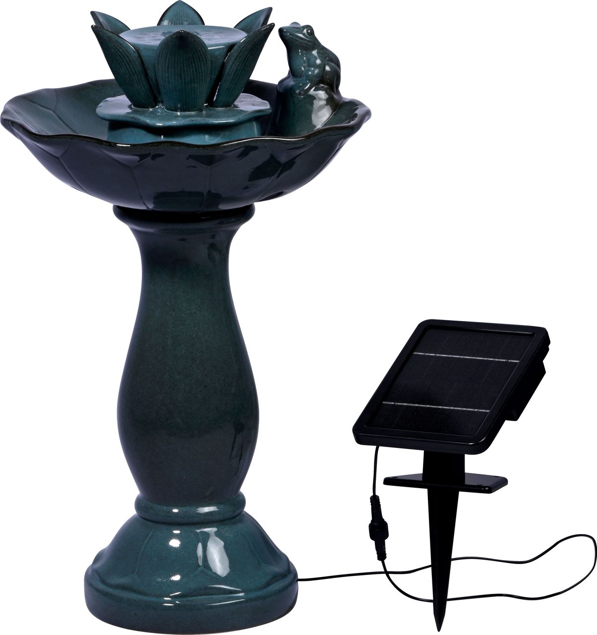 dobar Gartenbrunnen „Helena“ mit Solar-Panel Wasserspiel