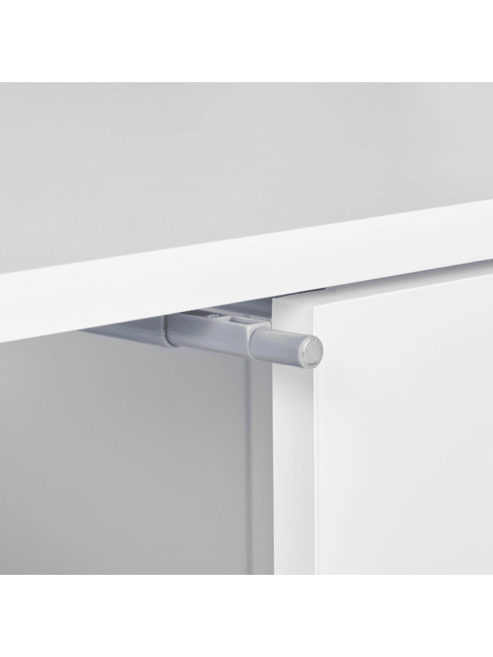Beliani Badezimmerschrank NUBES in Weiß/Heller Holzfarbton günstig kaufen onesize