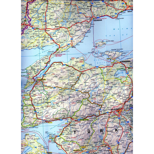 MARCO POLO Länderkarte Griechenland 1:800 000 - Straßenkarte