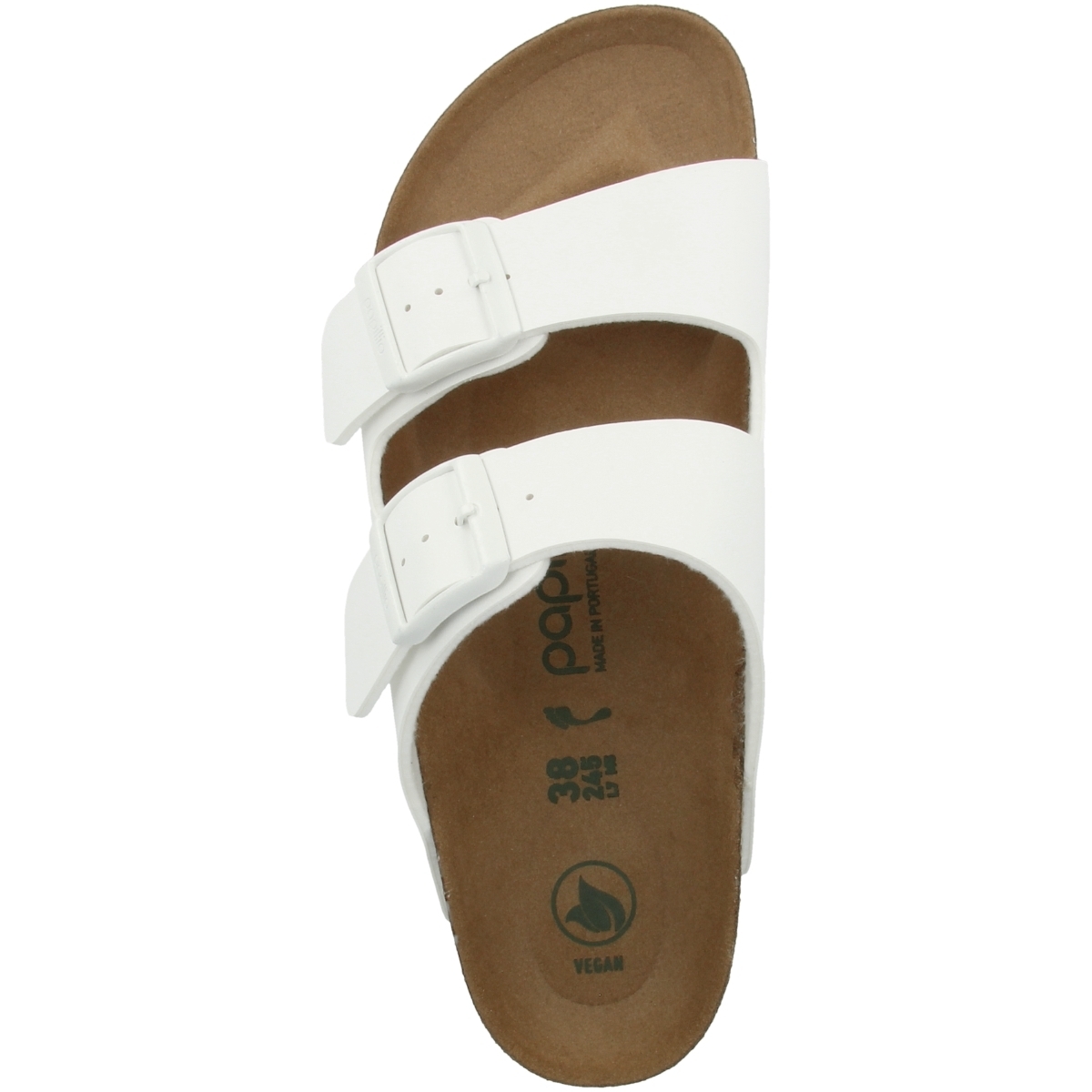 Papillio Arizona Grooved Birko-Flor schmal Sandale weiss