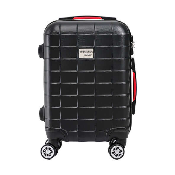 Hartschalenkoffer-Set Exopack inkl. Beautycase, schwarz