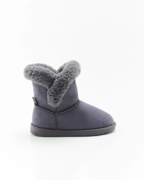 Chaussons bottines imitation fourrure Thermolactyl
