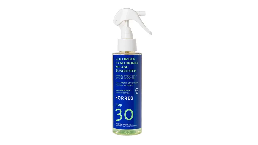 KORRES Cucumber Hyaluronic Splash 30 SPF 150 ml