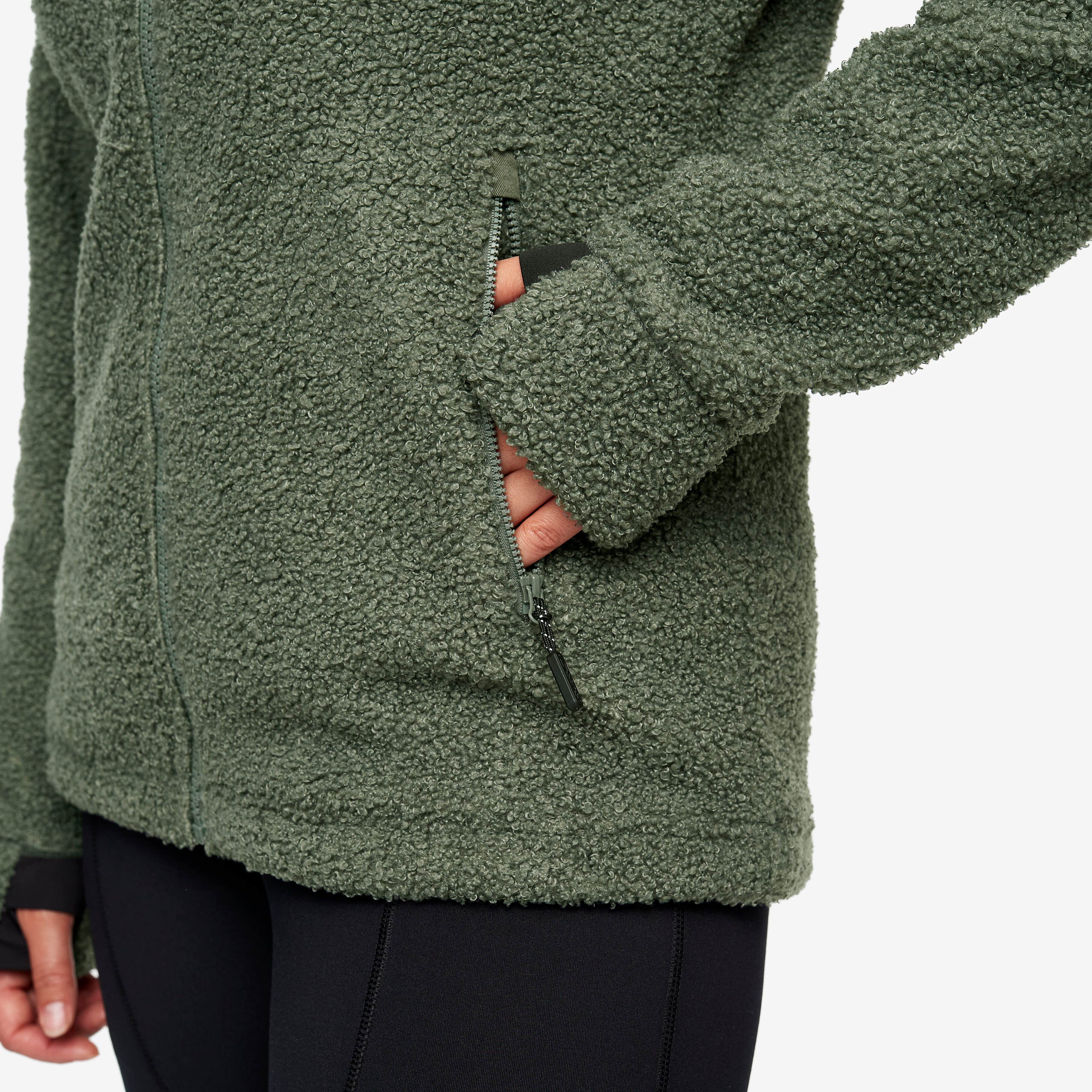 Bigfoot Pile Fleece Femme Dusty Green