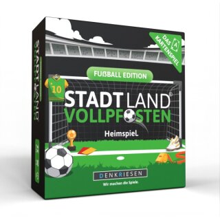 Stadt Land Vollpfosten - Das Kartenspiel: Fußball Edition - 