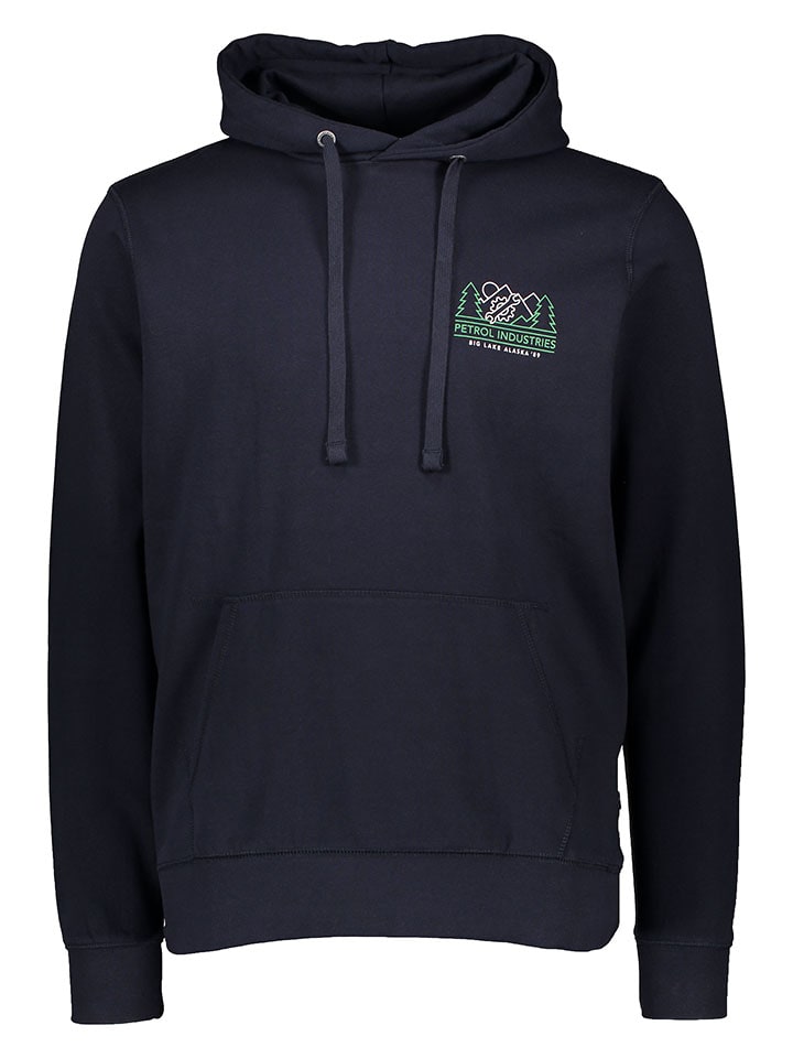 Petrol Industries Hoodie in Dunkelblau günstig kaufen