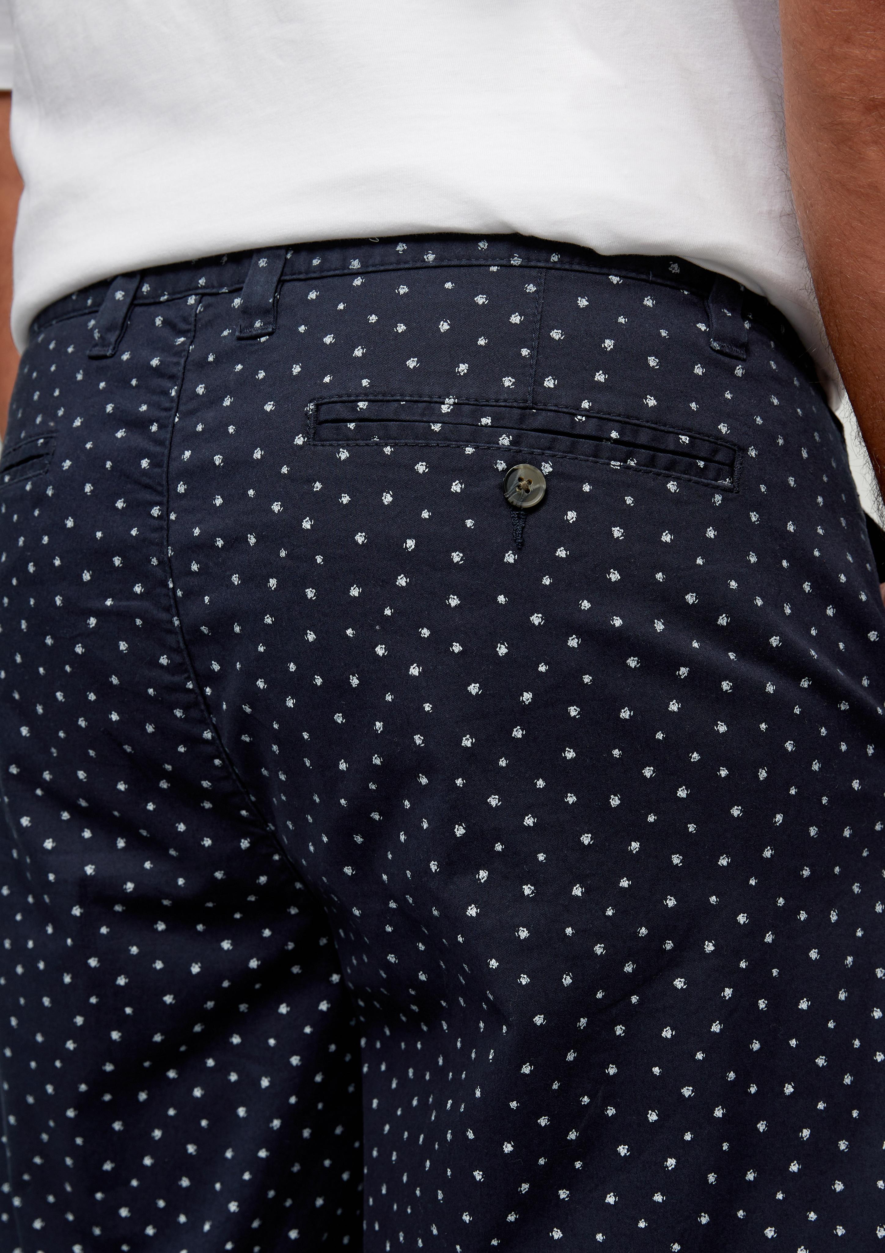 Slim: Bermuda mit Allover-Print  2133321-59A0