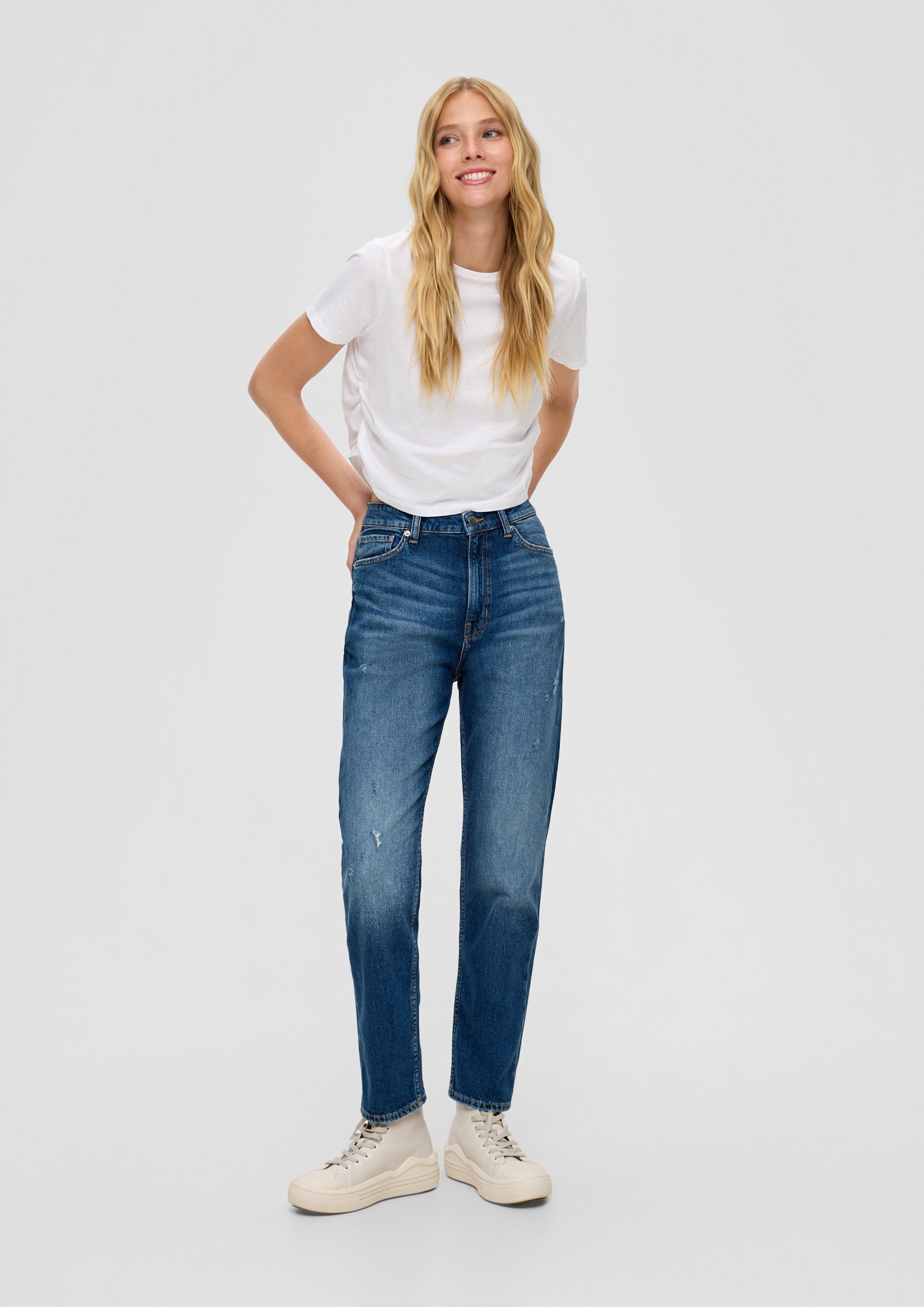 Ankle-Jeans Megan / Regular Fit / High Rise / Straight Leg  2133461-57Z3