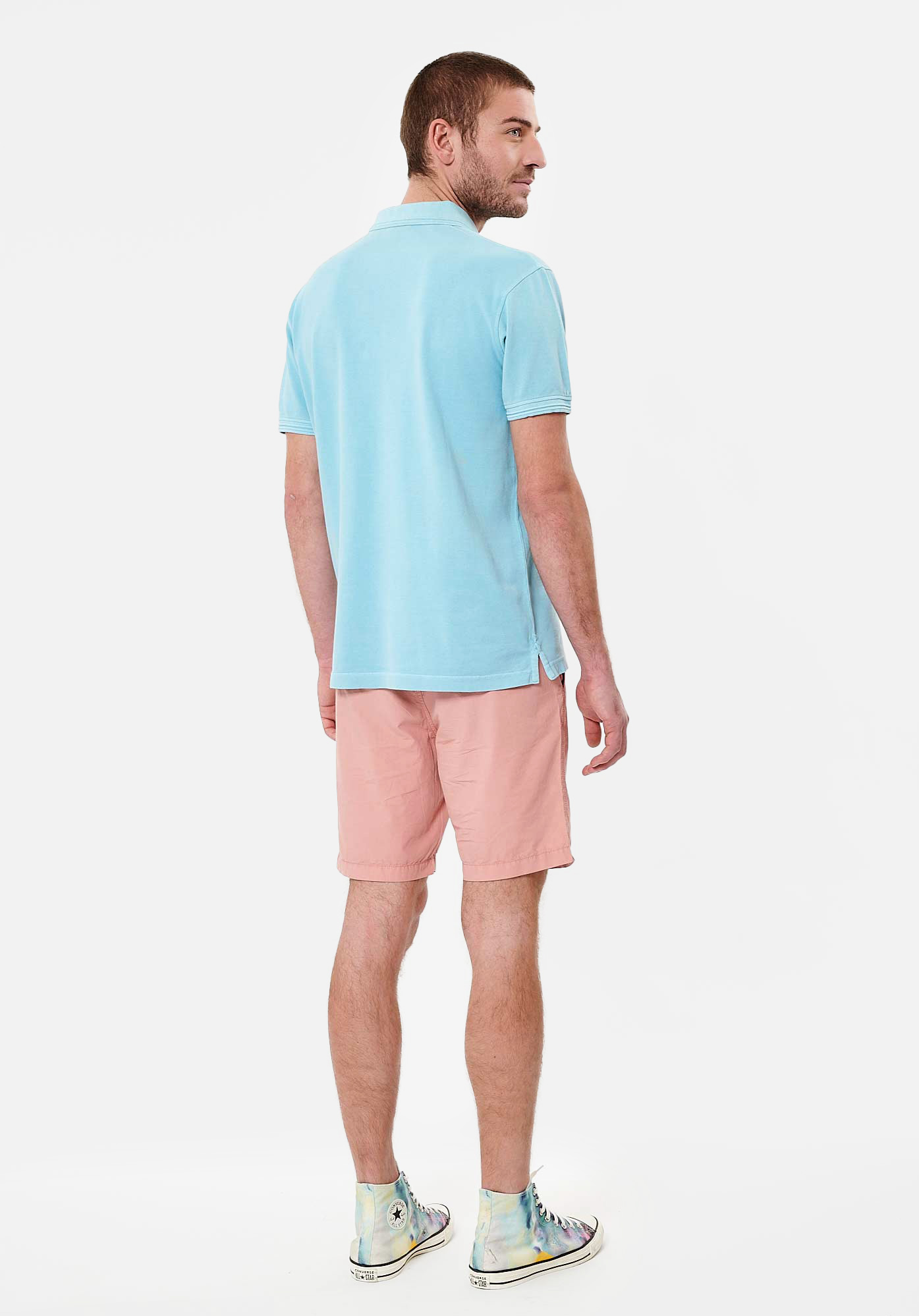 CORTO  Polo bleu Homme en 100% coton