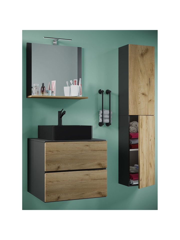 ebuy24 Badmöbelset LendasLBL anthrazit anthrazit 94 x 52 cm günstig kaufen onesize
