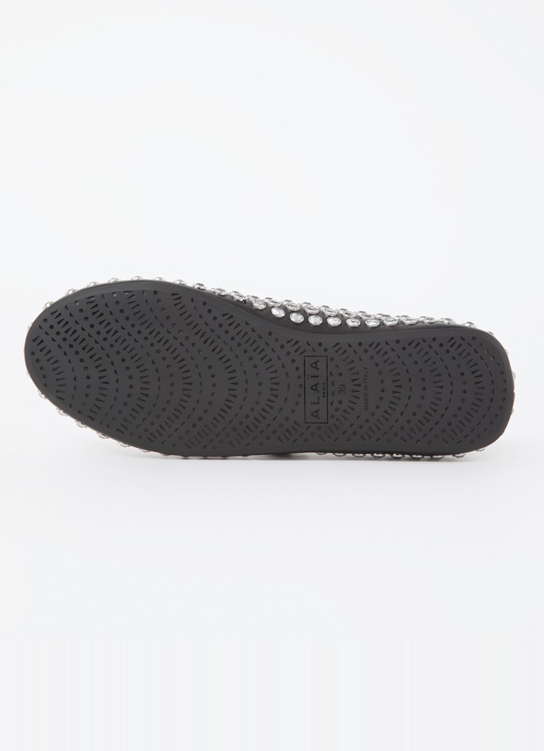 Alaïa Ballerina van lamsleer met nastat