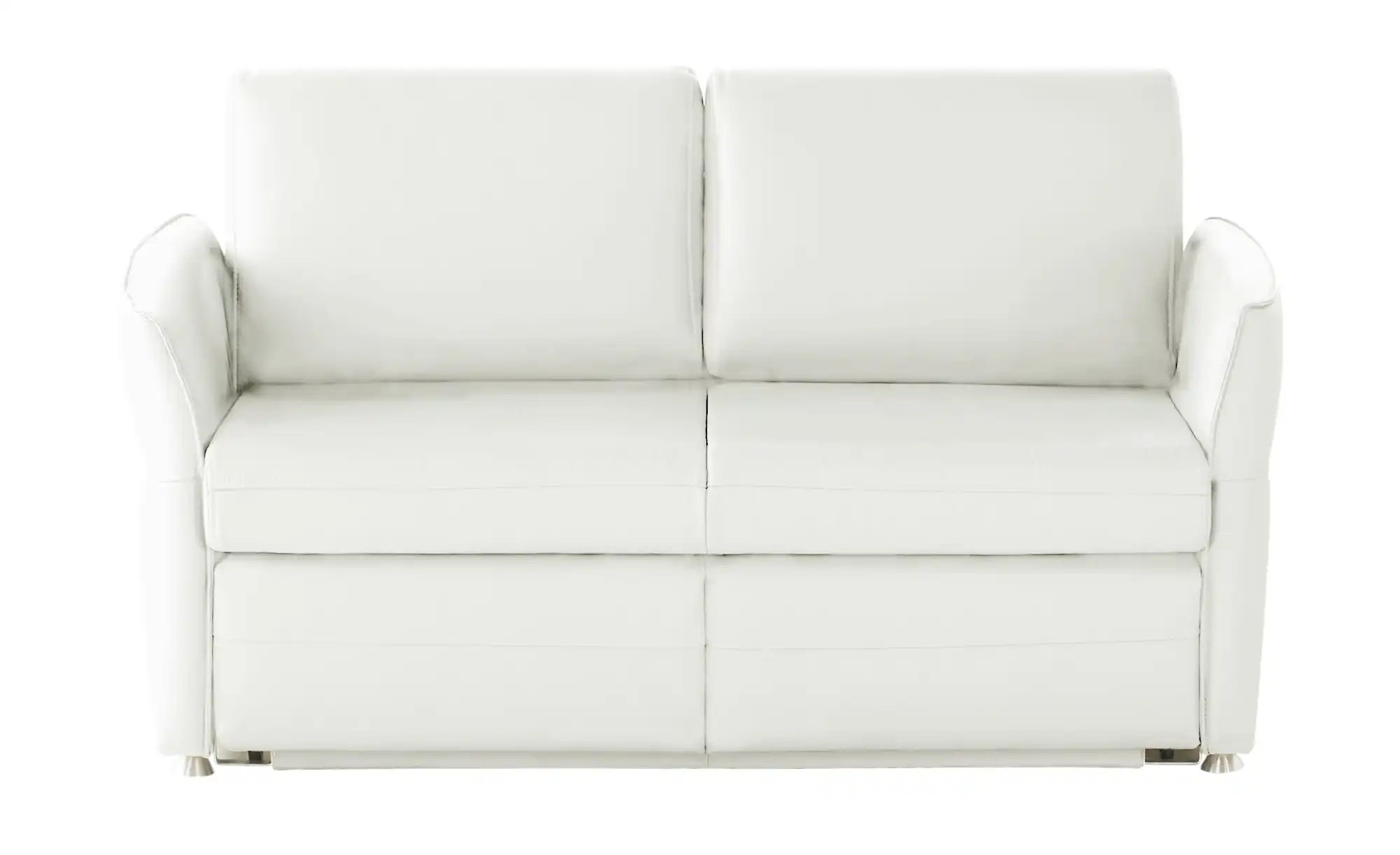 Schlafsofa mit Sitz- und Rückenbezug aus Echtleder