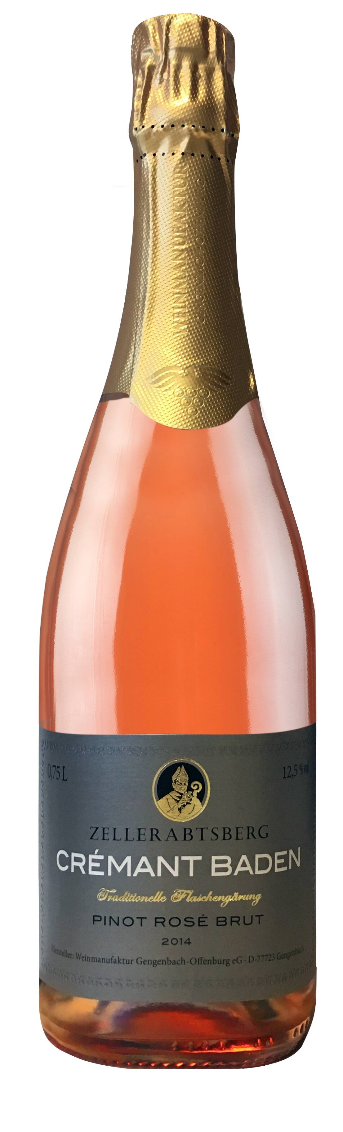 Weinmanufaktur Gengenbach-Offenburg Zeller Abtsberg Crémant Baden Pinot Rosé brut 0,75L 2020