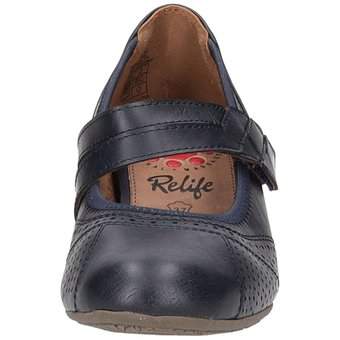 Relife Spangenpumps in blau