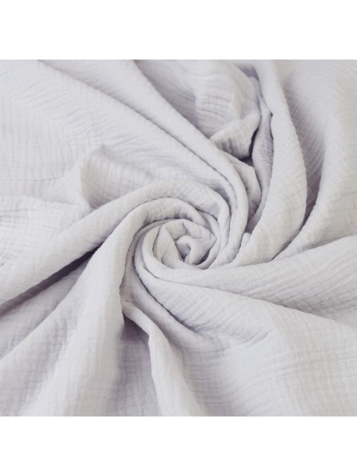 Carpe Sonno Musselin Bettwäsche Set Uni in Weiß günstig kaufen 100 x 135 cm   40 x 60 cm
