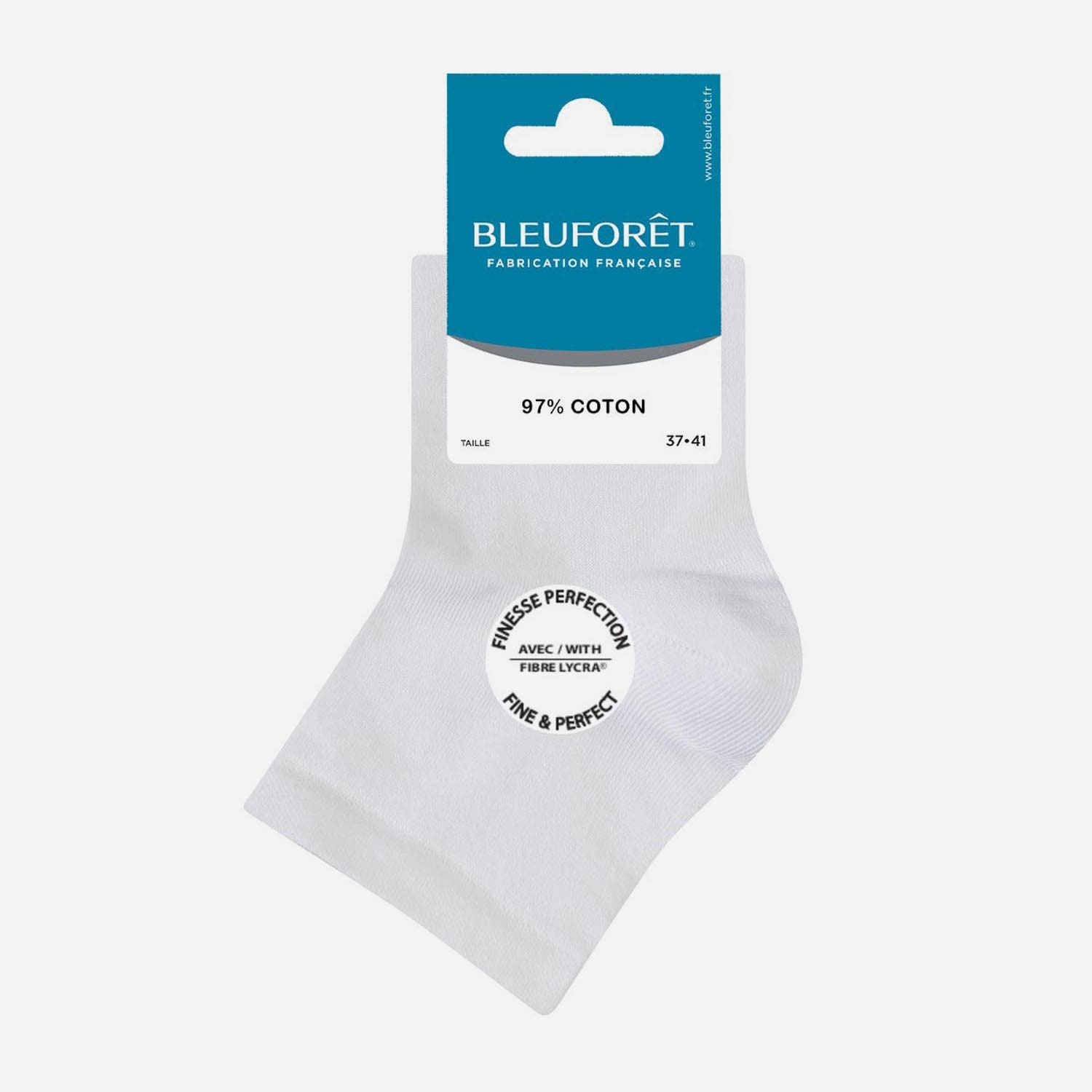 Socquettes BLEUFORET blanches pointure 37-41