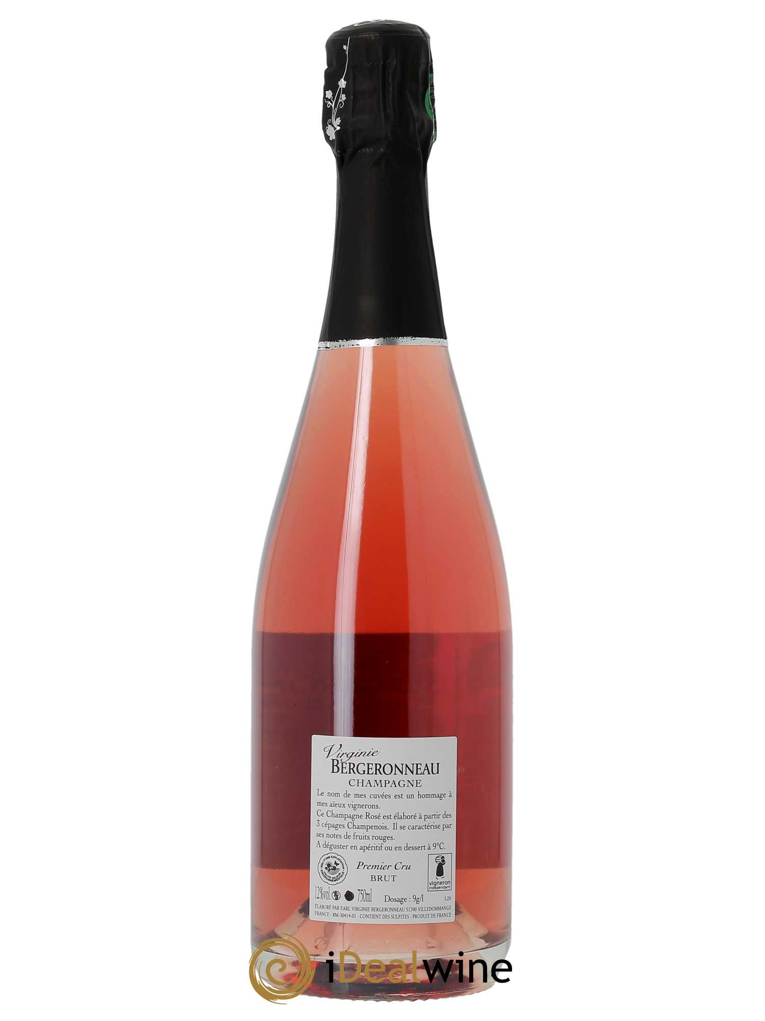 Cuvée Léa Brut Premier Cru Virginie Bergeronneau   - Lot de 1 Bouteille
