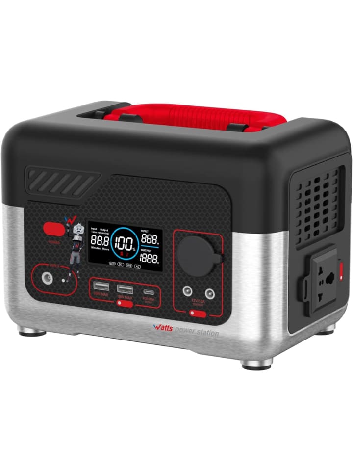 COFI 1453 Tragbare Elektrostation 600W (max. Ausgang) - Lithium-Ionen-Akku in Schwarz günstig kaufen onesize
