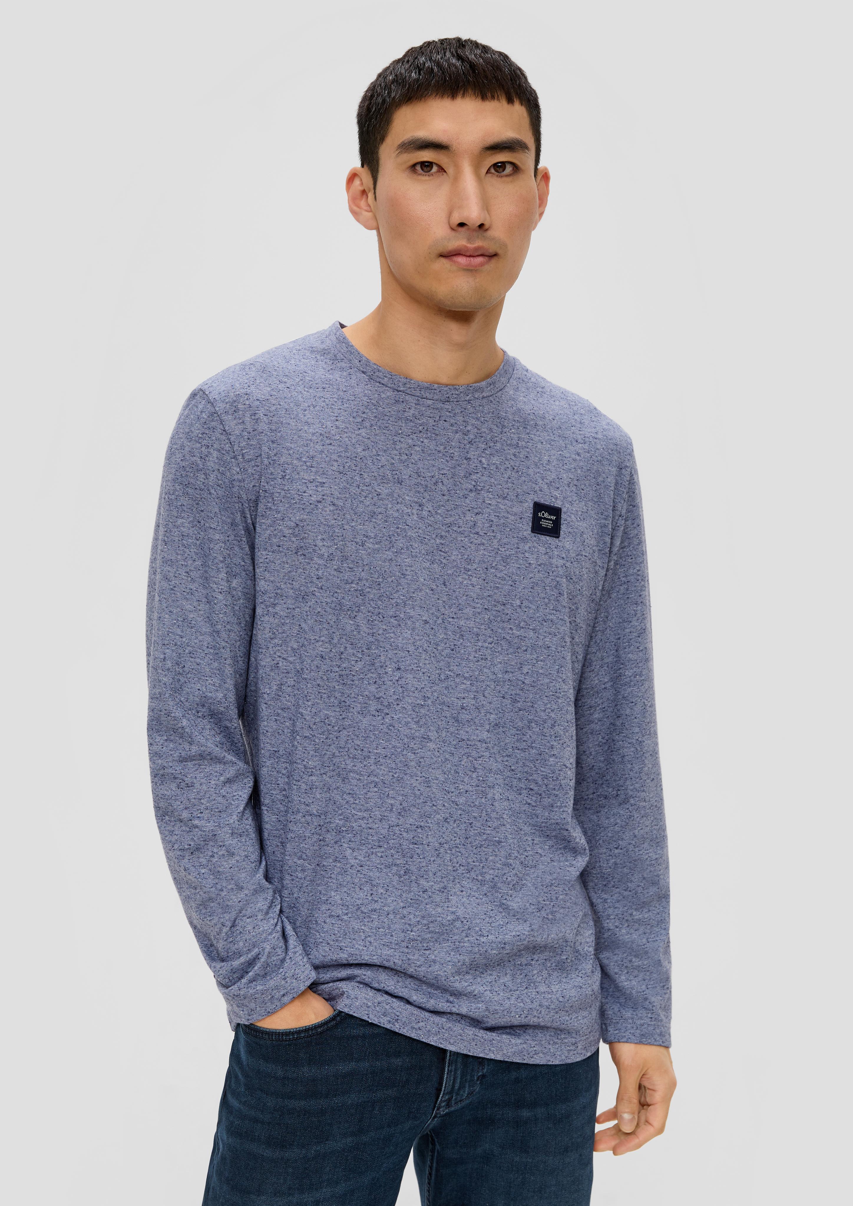 Meliertes Langarmshirt  2138647-90W2