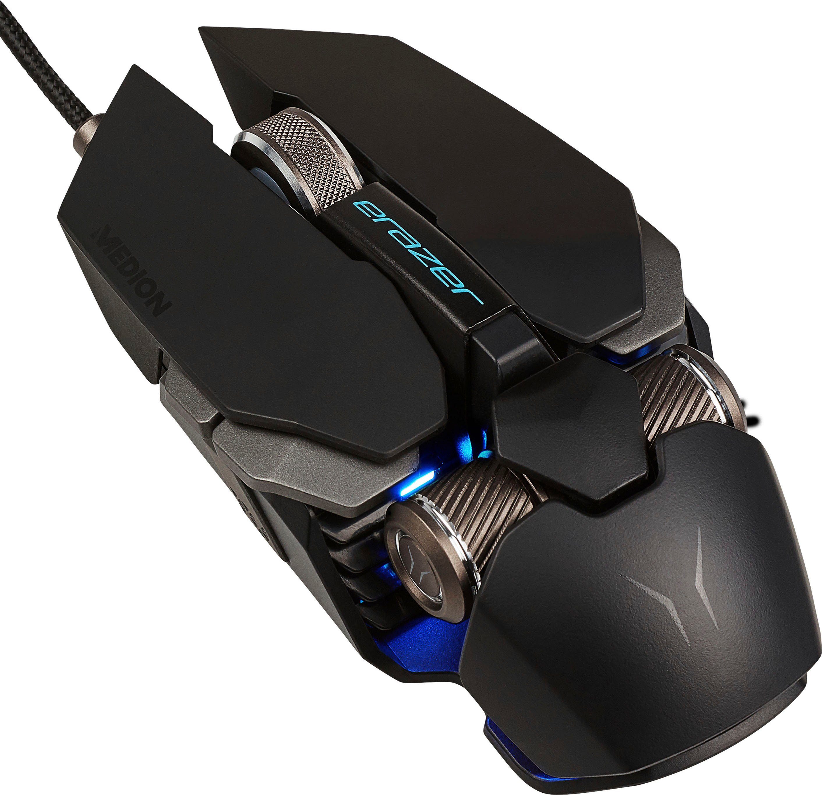 Medion® ERAZER® Engineer P10 Gaming-PC (Intel® Core i7 12700F, GeForce RTX 3060 LHR, 16 GB RAM, 1000 GB SSD, Luftkühlung)