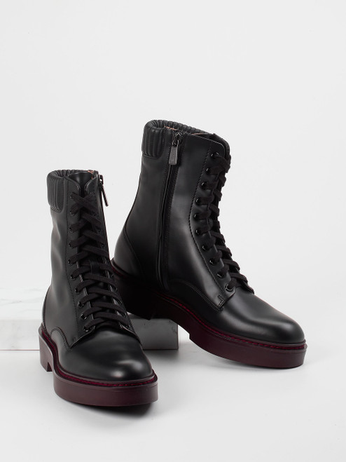 Schnürstiefelette-17230090126 Santoni
