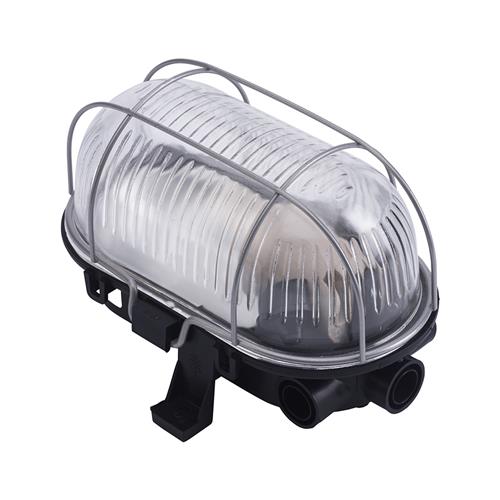 Eurolux 66.021.01 Byggelampe LED Bulleye 60-D - sort - E27 - plastikhus med trådbur