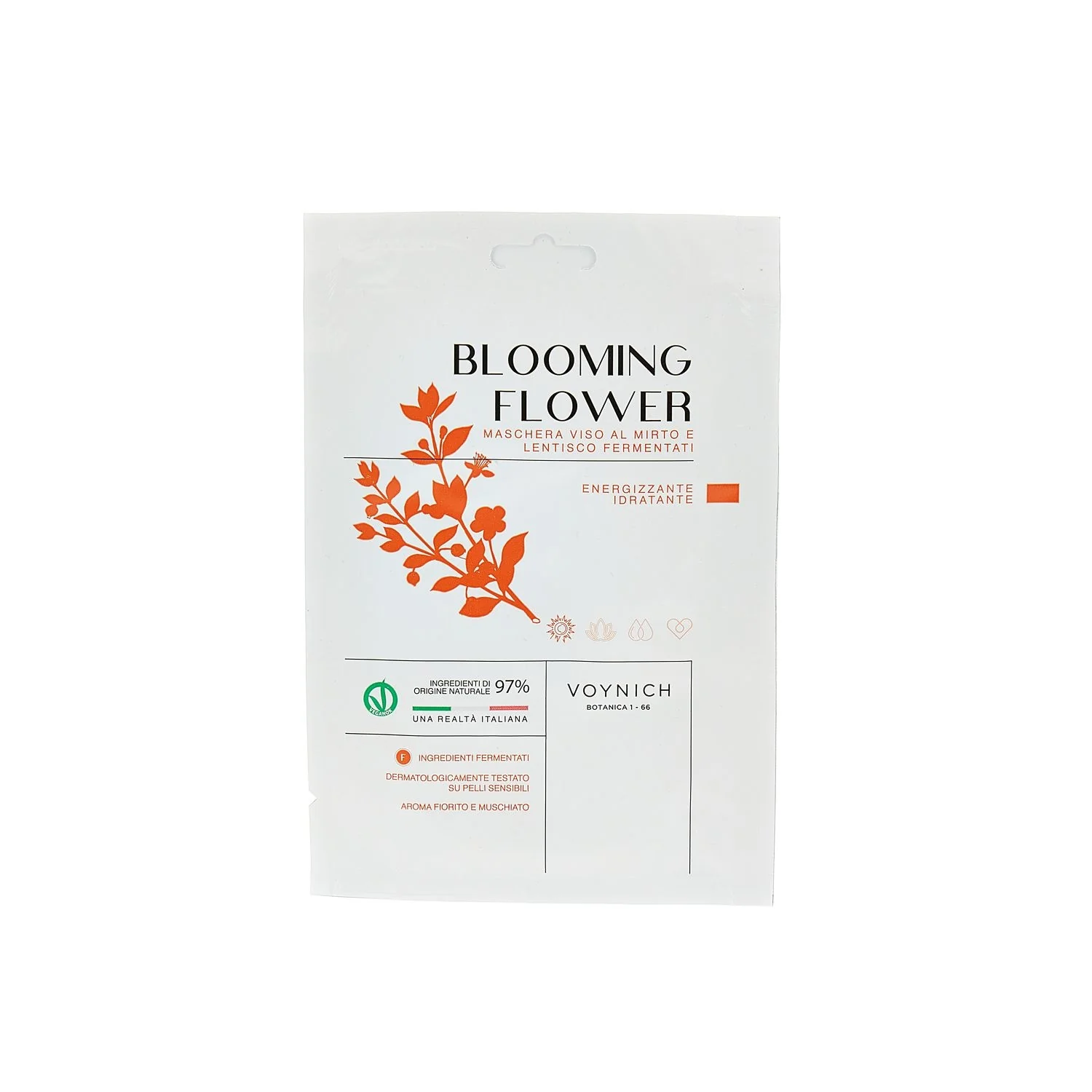 Viso BLOOMING FLOWER Maschera Viso al Mirto e Lentisco Fermentati - Maschera Idratante viso