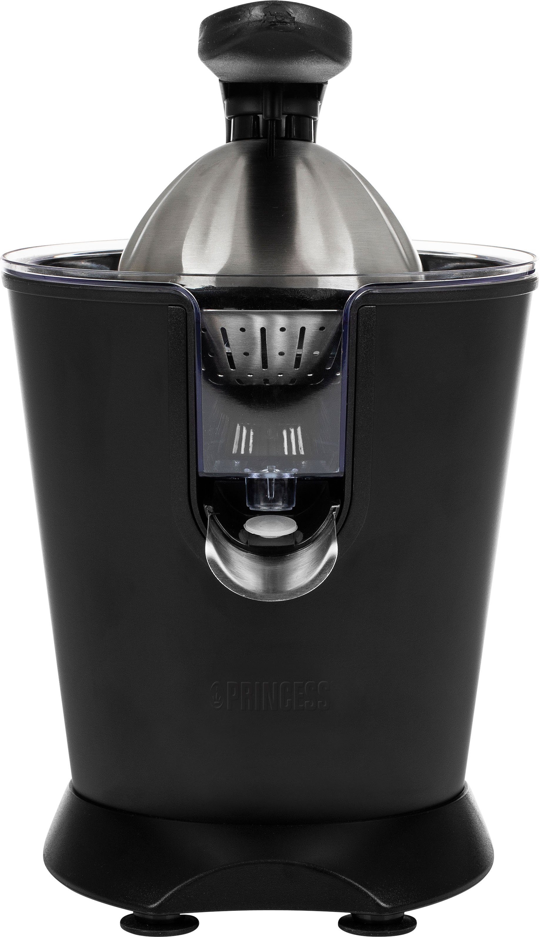 PRINCESS Entsafter Black Steel 201853 Sonderedition, 160 W, Antitropf-Funktion