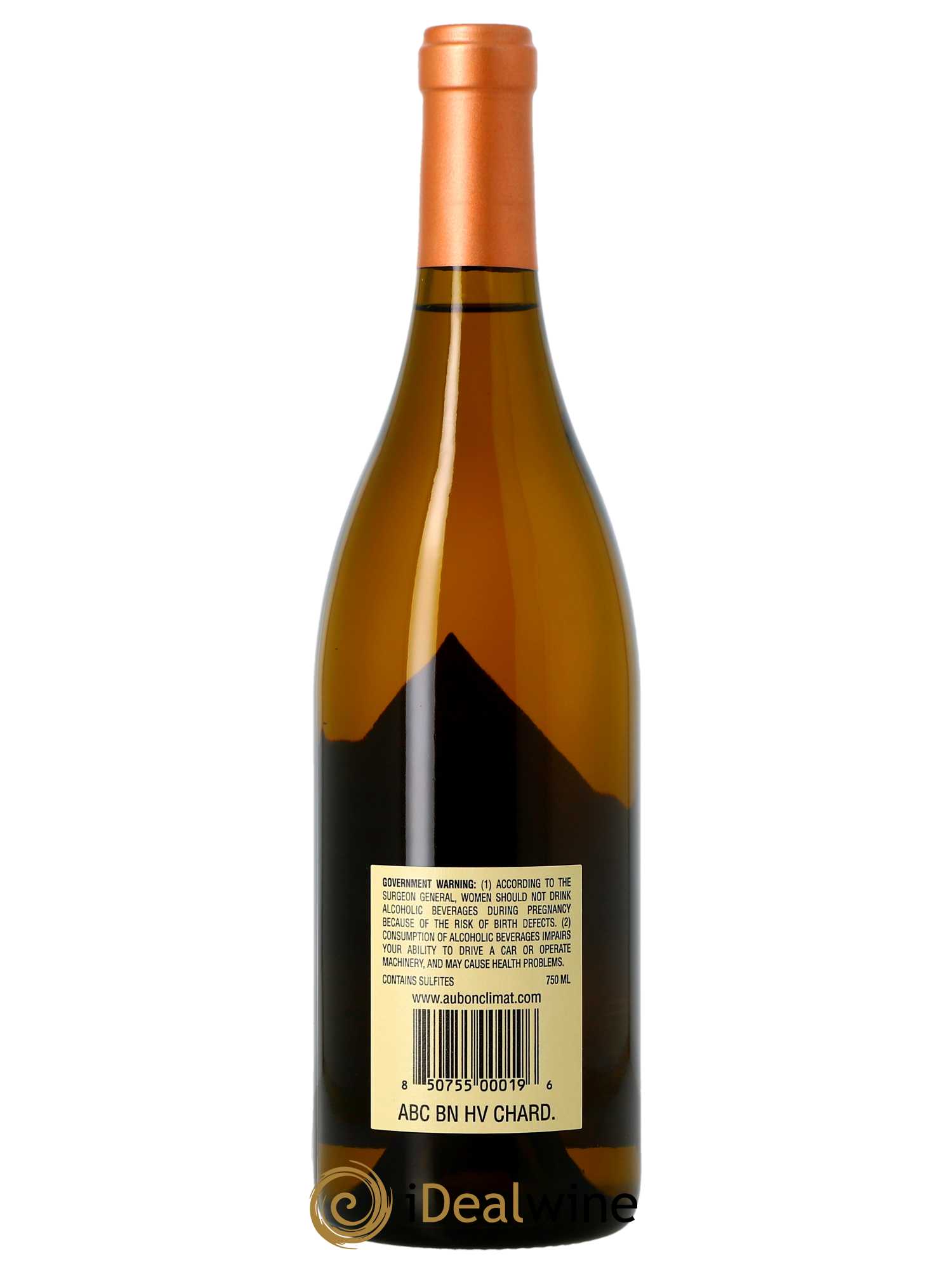Santa Maria Valley Chardonnay Bien Nacido Vineyard Au Bon Climat  2018 - Lot de 1 Bouteille