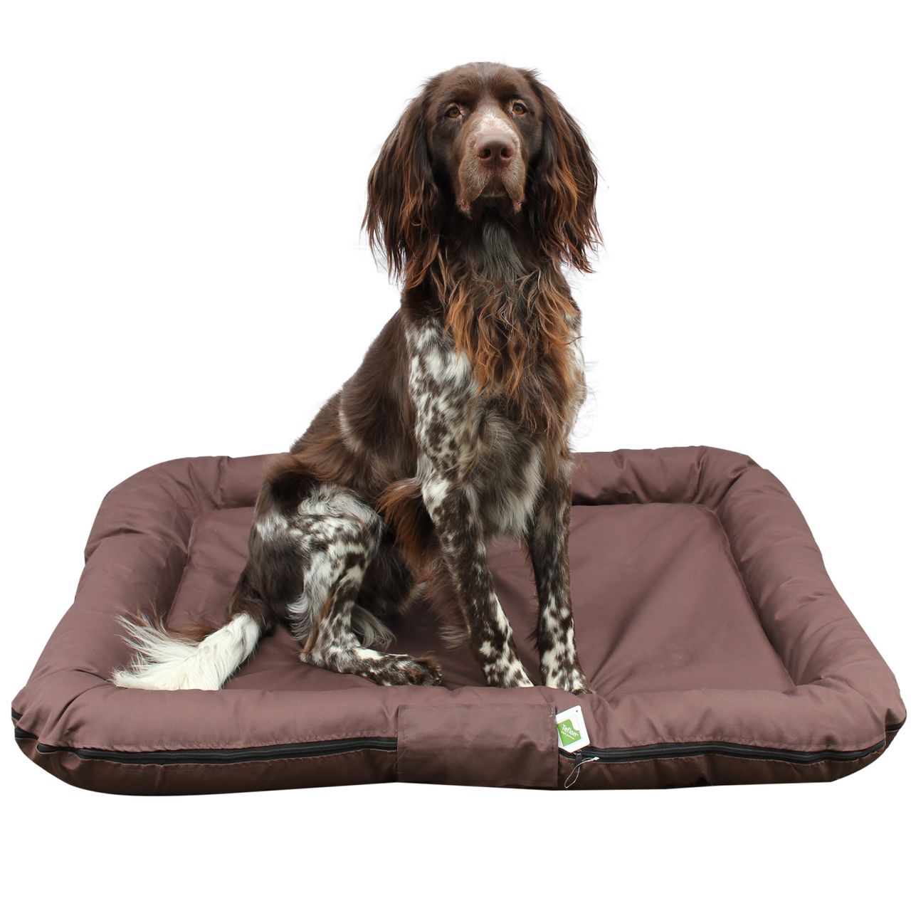 TOP MULTI Hundebett Tierbett Hundematratze dunkelbraun 100 x 120 cm