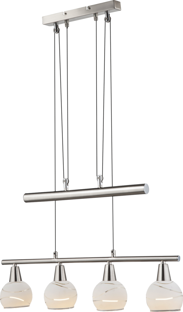 Globo 4-flg LED Pendelleuchte Elliott