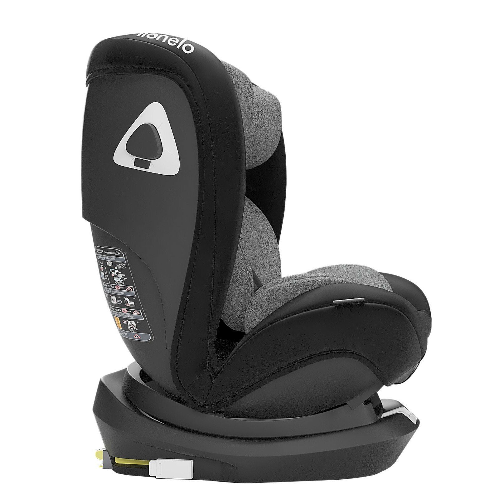 lionelo Autokindersitz LO-BASTIAAN-RWF, ab: Geburt, bis: 12 Jahre, ab: 1,00 kg, bis: 36,00 kg, (Set), Crashtests Schlafposition ISOFIX+TOP TETHER 0-12 Jahre