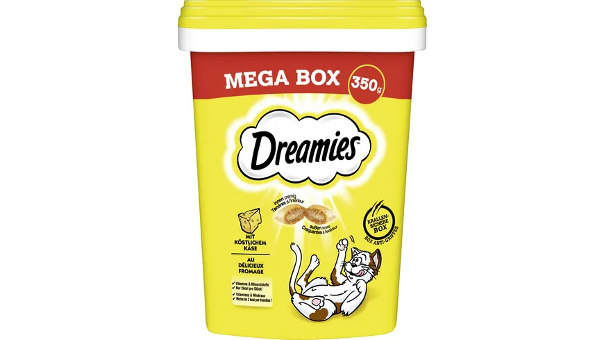 DREAMIES™ Katzenleckerli mit köstlichem Käse Mega Box 350 g