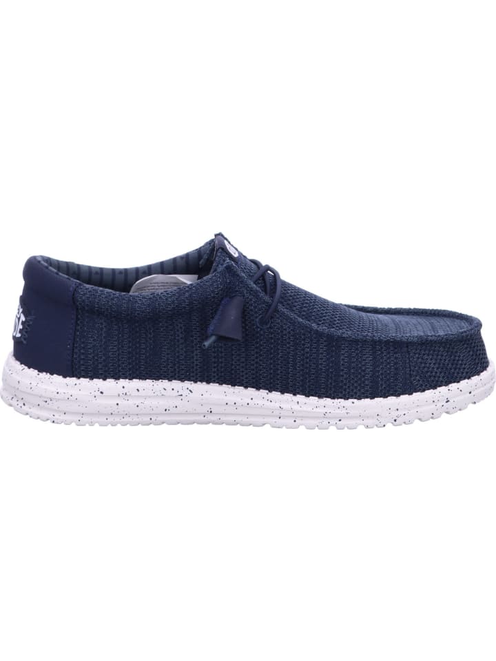 Hey Dude Herren Halbschuhe Wally in Blau günstig kaufen