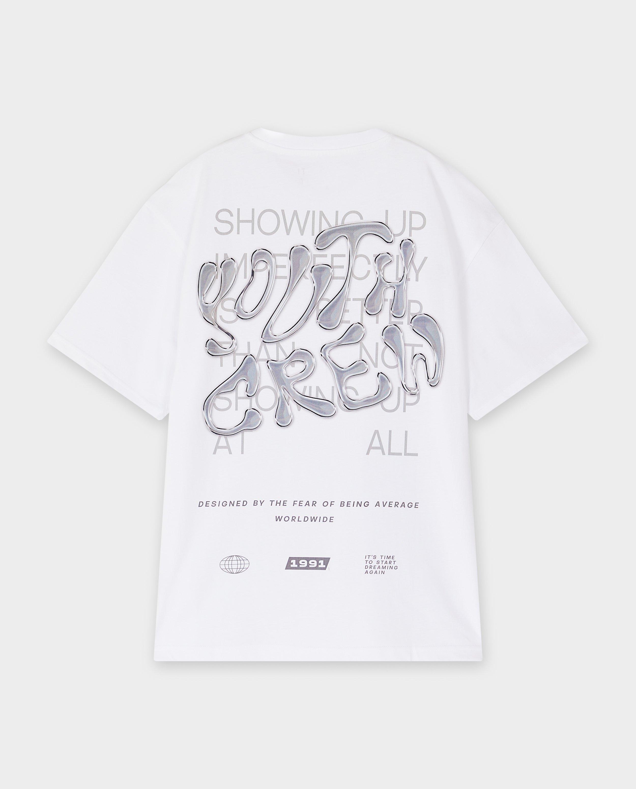 Tricou Tiffosi cu imprimeu pe spate alb